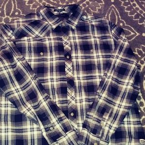 Long sleeve plaid button down